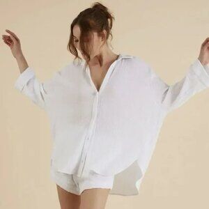 The Handloom Echo Maxi Buttondown Shirt